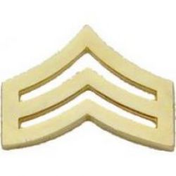 "SERGEANT" - "SGT" Collar Pins - 3/4" Wide - SOLD in PAIRS